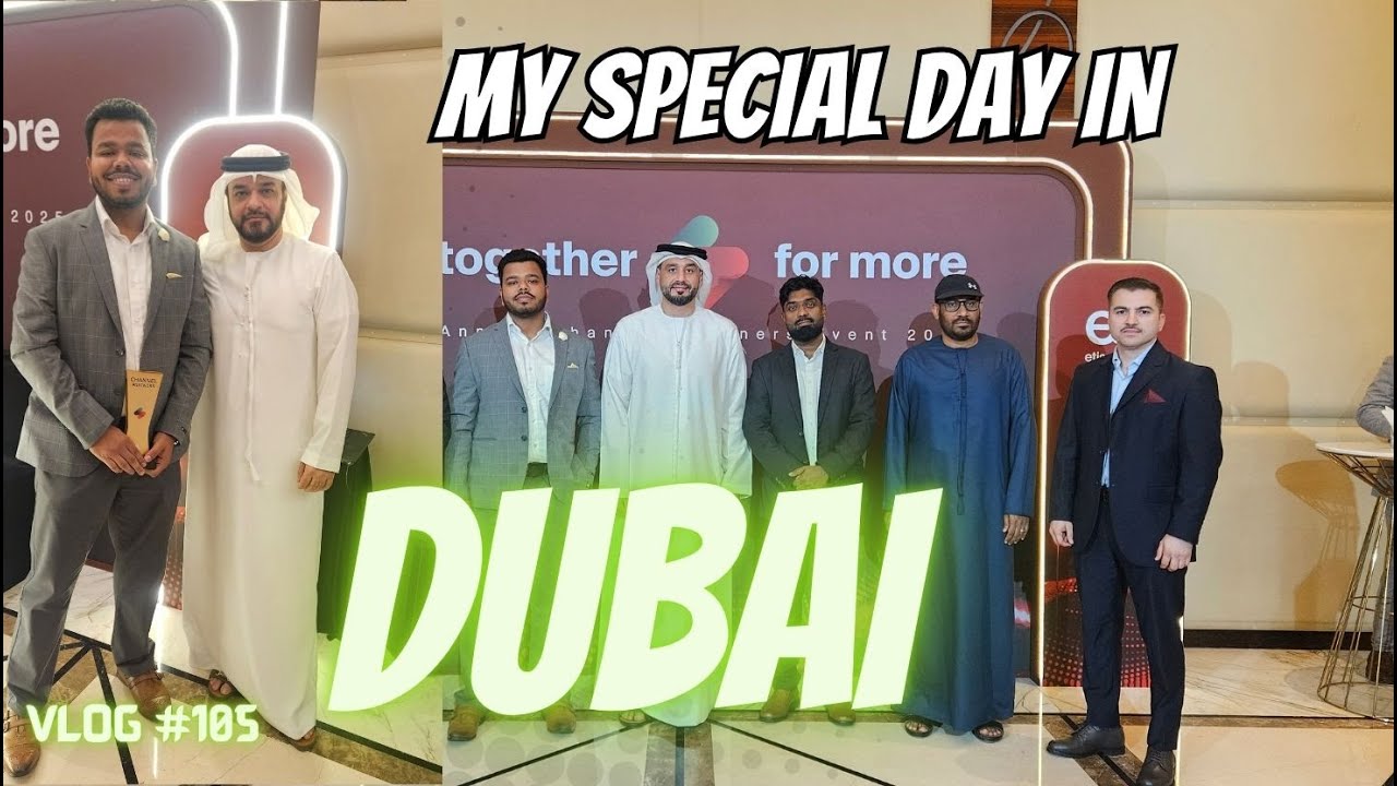 Dubai Day 2: Award Ceremony Special 🏆 | My Big Moment in Dubai! 🇦🇪✨ | Vlog #105 | 2K25 Series