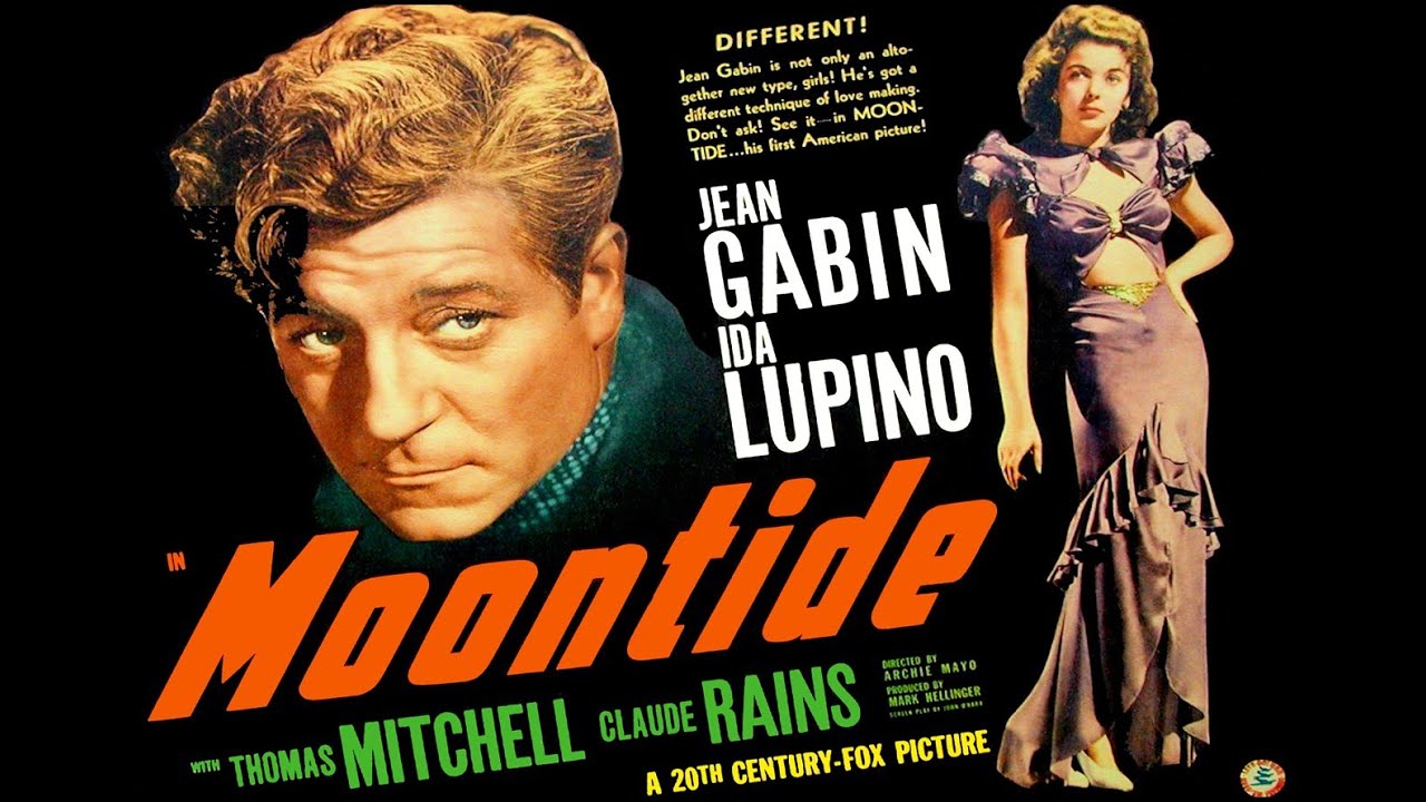 Jean Gabin, Ida Lupino & Claude Rains in 