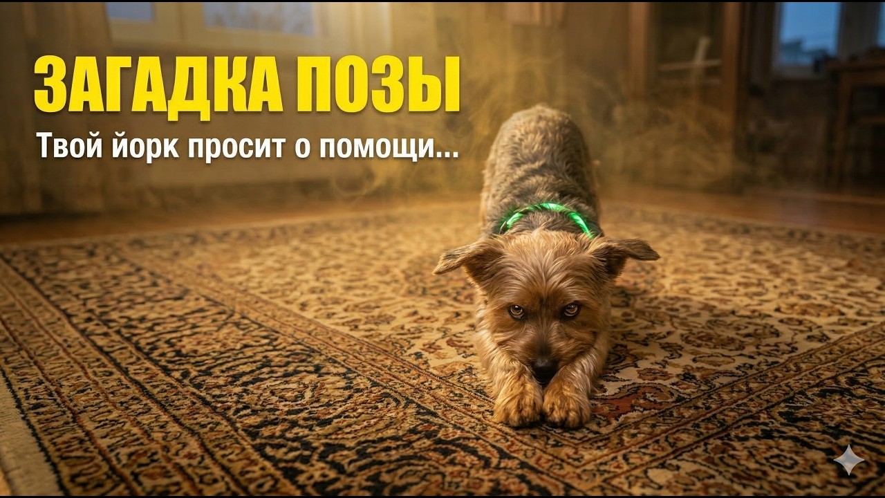Язык тела йорка: как понять, что собаке страшно, больно или скучно#йорк