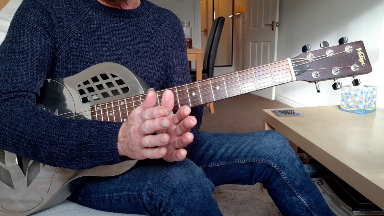 Playing in open G tuning...7) Intro -7th chord and turn around.