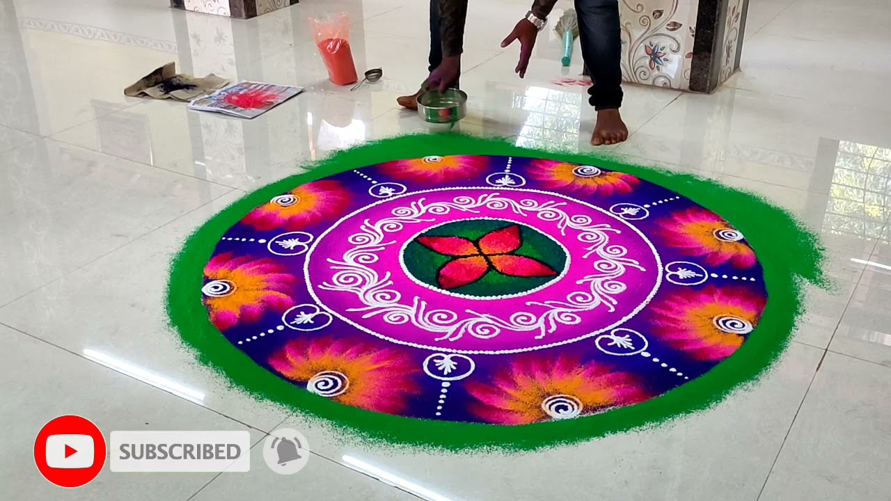 Sanskar bharti Rangoli design by kunal keer 🥰✨