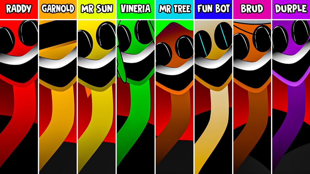 Incredibox Sprunki - New Swap BUT Everyone From Different Mods