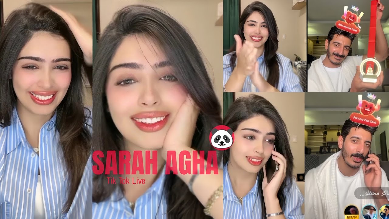 لايف سارة أغا 15/7/2025 الثلاثاء تيك توك Sarah Agha Tik Tok Live