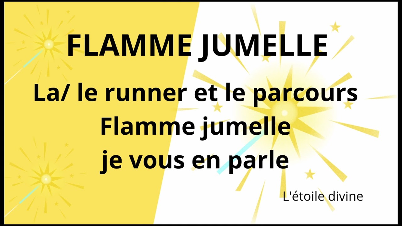 Le runner et le parcours Flamme jumelle #flammesjumelles #amejumelle