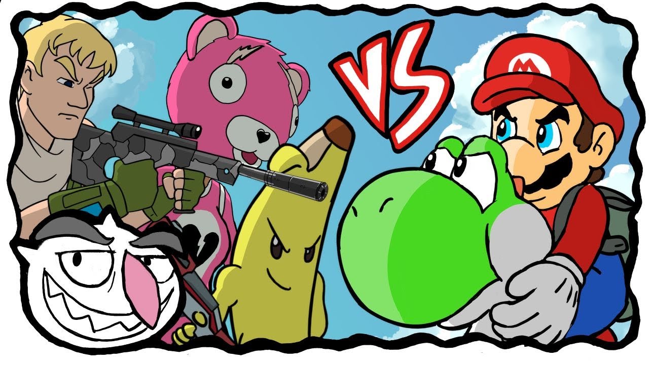Super Mario VS Fortnite