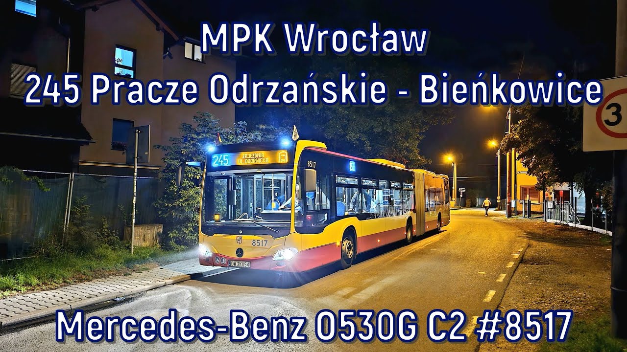 MPK Wrocław - linia 245, Mercedes-Benz O530G C2 #8517
