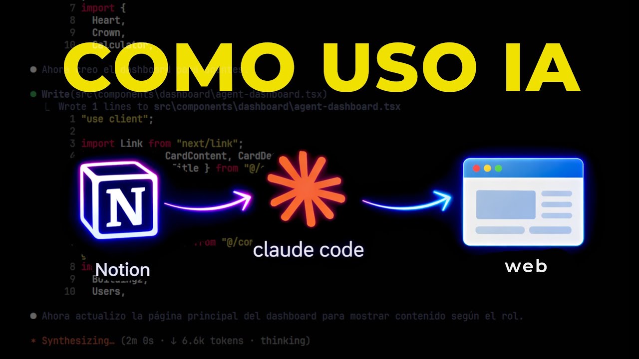 Cómo uso Notion + IA + Claude Code para crear apps reales