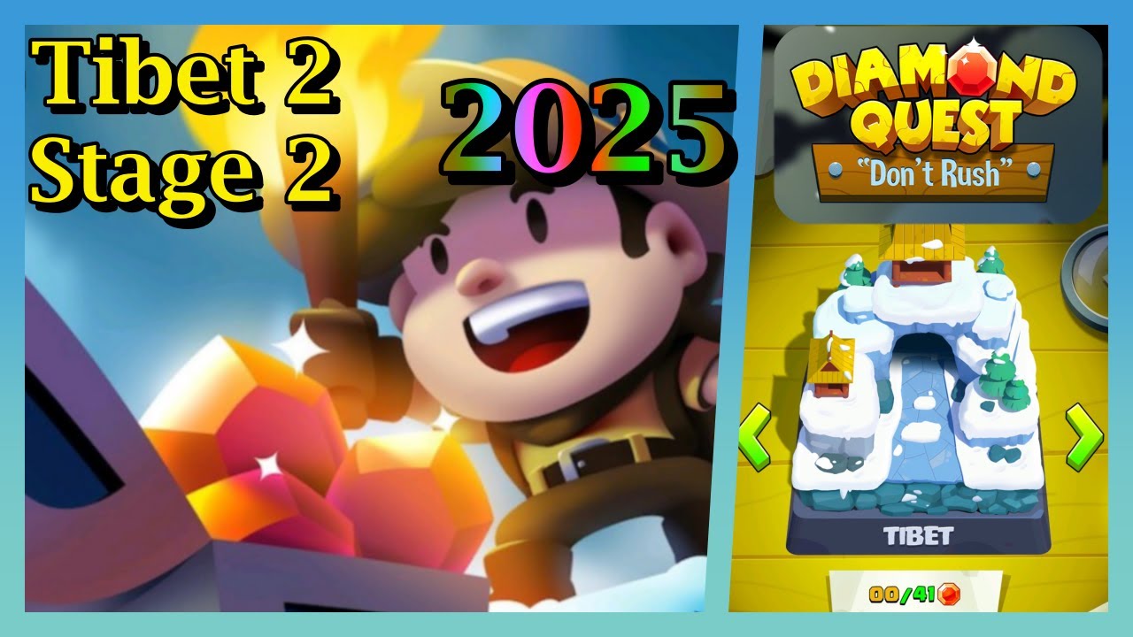 Diamond quest: don't rush! Tibet 2 stage 2 #diamondquest #gamesforandroid #diamondrush #quest