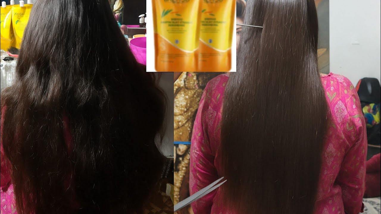Bremod rebounding at my home saloon #rebounding #keratintreatment #botox 