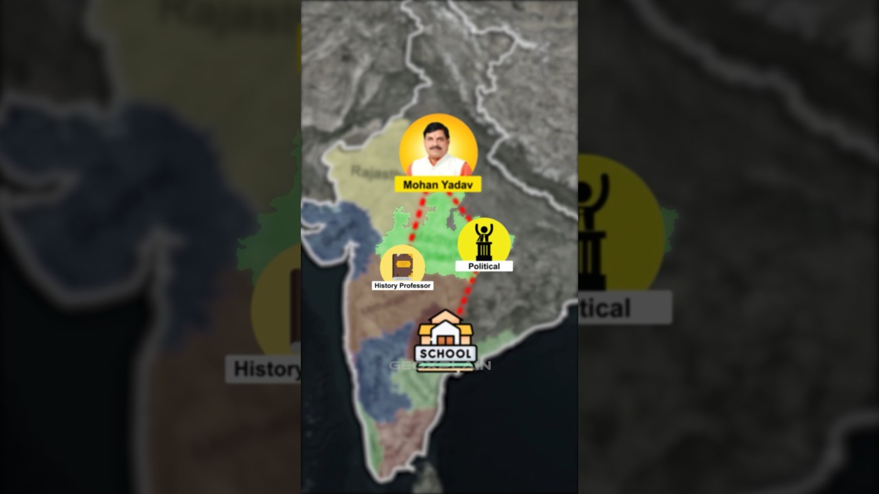 All Chief Ministers of India 2025 Part-1 #india #chiefminister #mapanimation