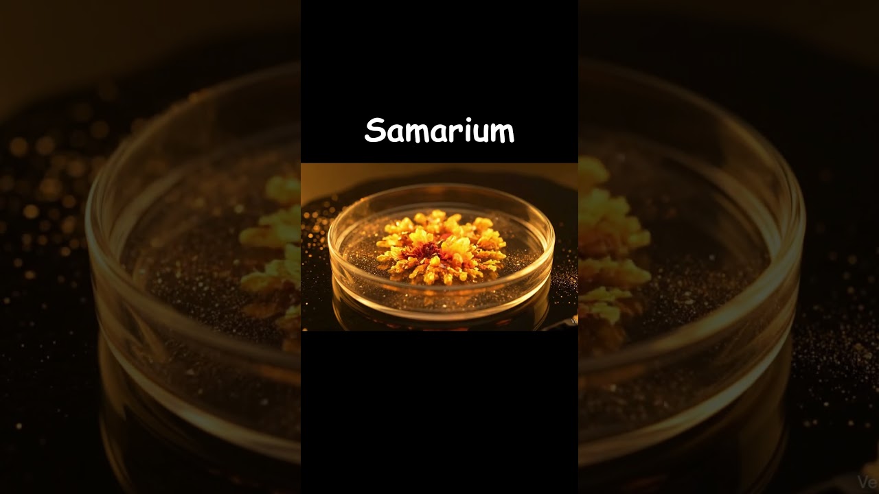 &ldquo;The Beauty of Crystal Growth | Samarium Reaction in Ultra HD&rdquo;