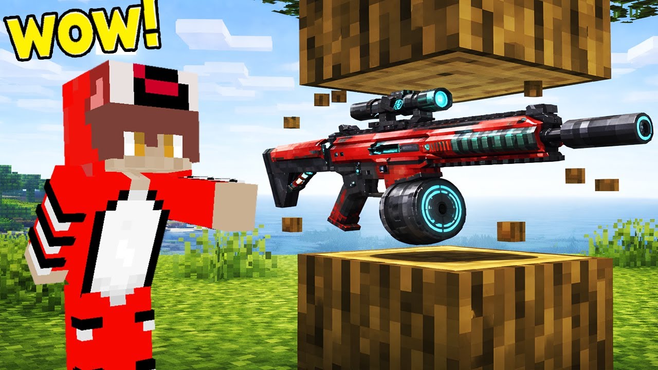 Minecraft Pero Cada Drop es un Arma!