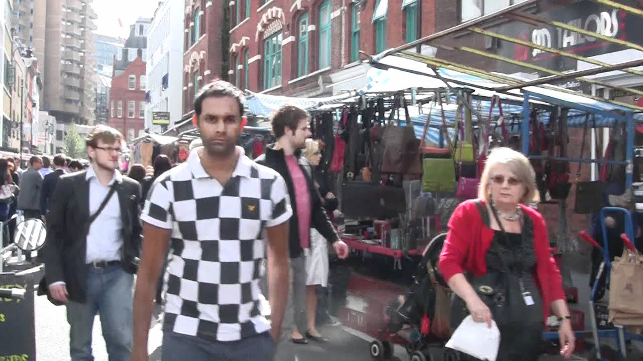 A Walk Down Leather Lane Market