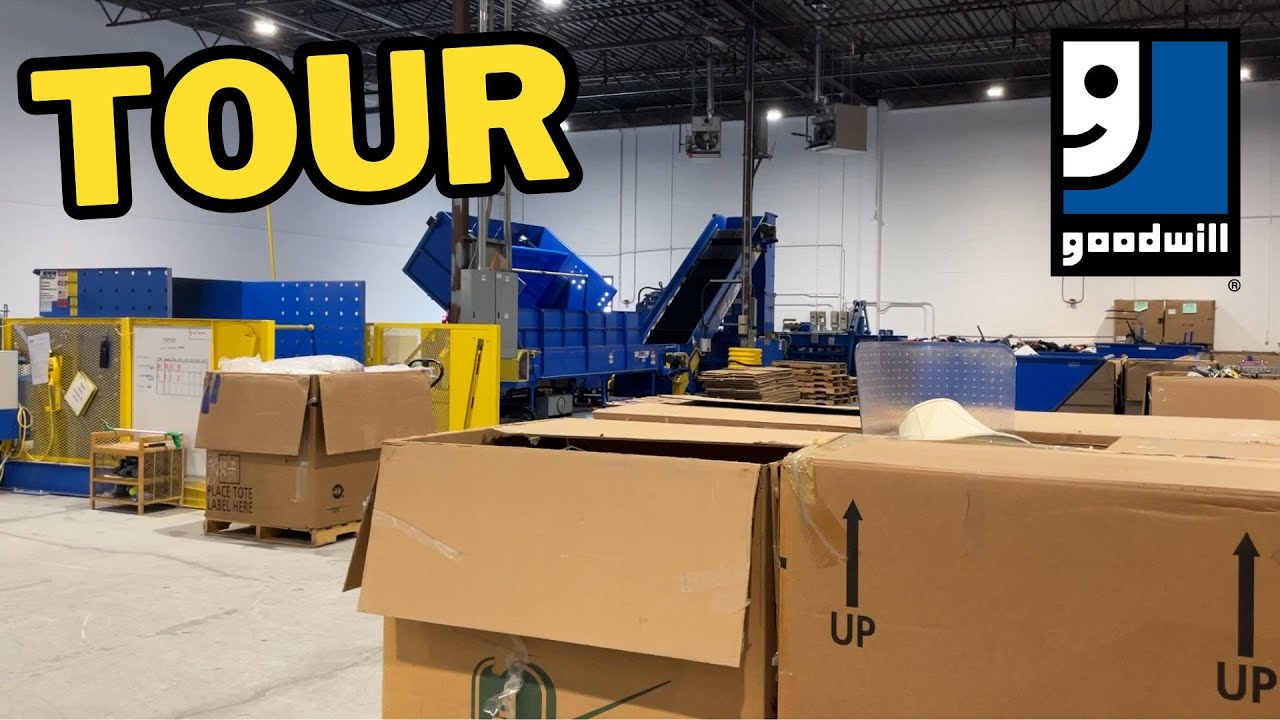 They Let Us Take A Tour Behind The Scenes At The Goodwill Bins!