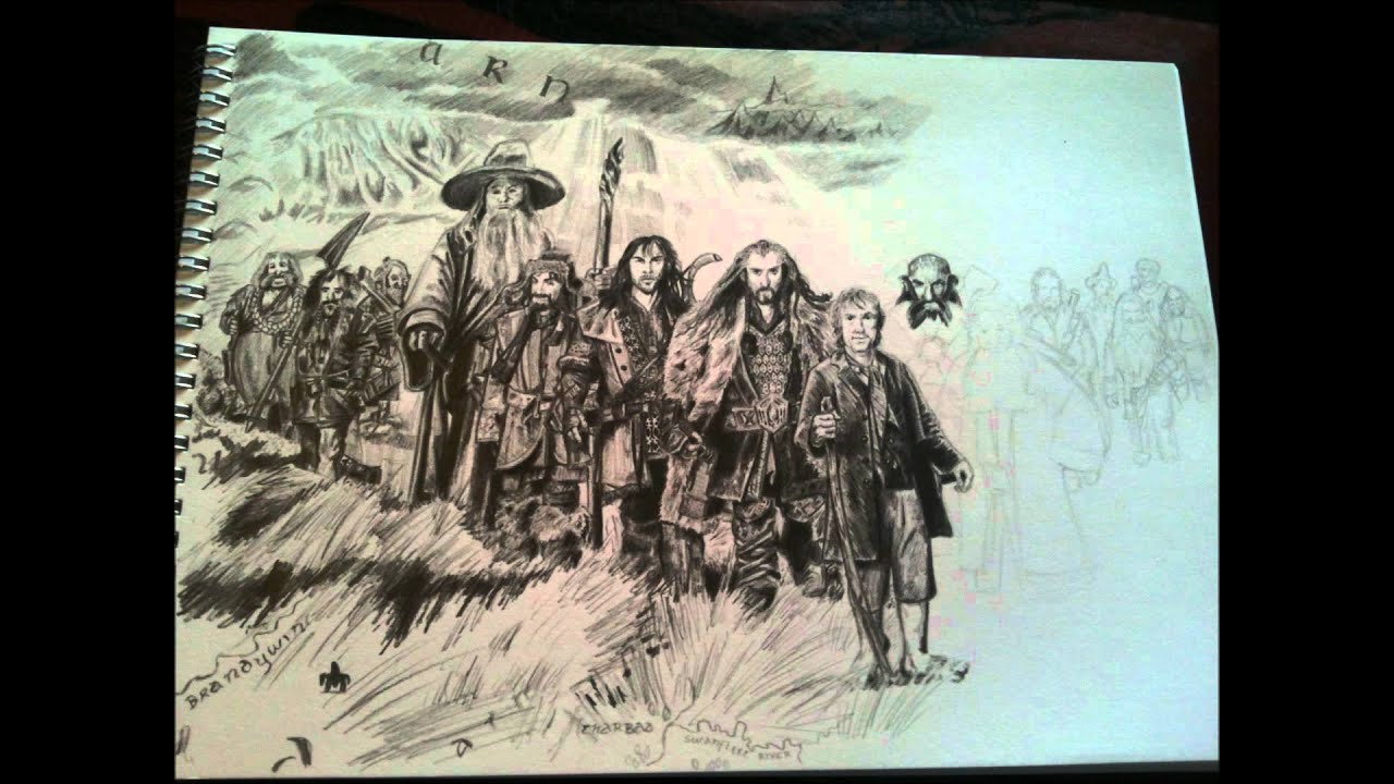 The Hobbit Drawing