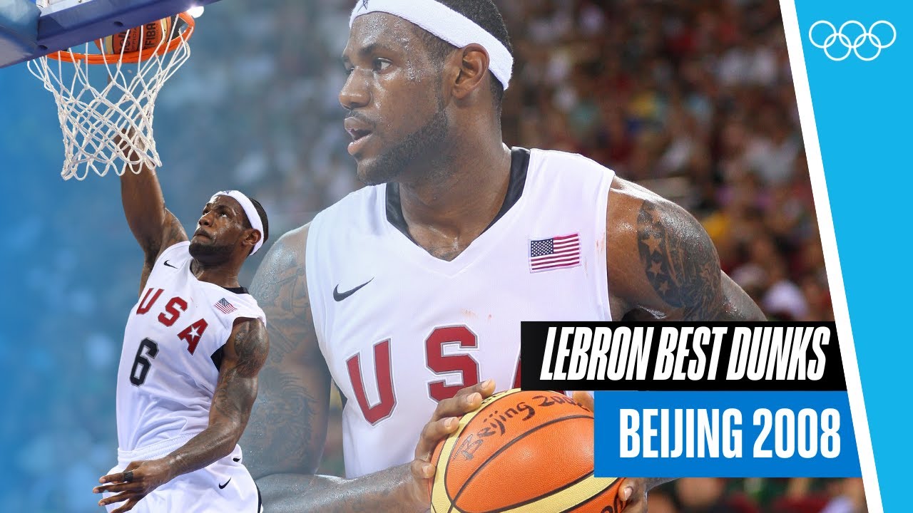 🇺🇸 LeBron James' Most Insane Dunks! 🏀 | Beijing 2008