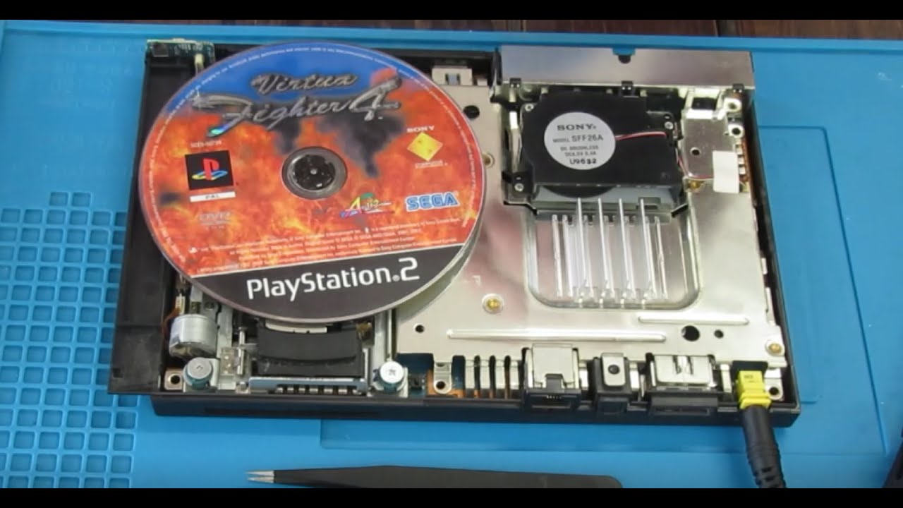 PS2 PlayStation 2 Slim Discs не вращаются