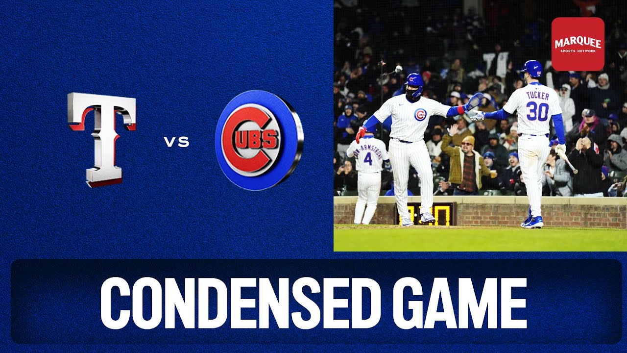 Condensed MLB game highlights: Justin Steele, Cubs shut out Rangers 7-0 | Marquee Sports Network