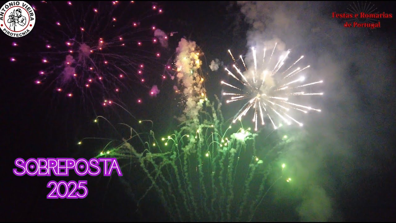 Estrondosa sessão de fogo em Sobreposta Braga 2025