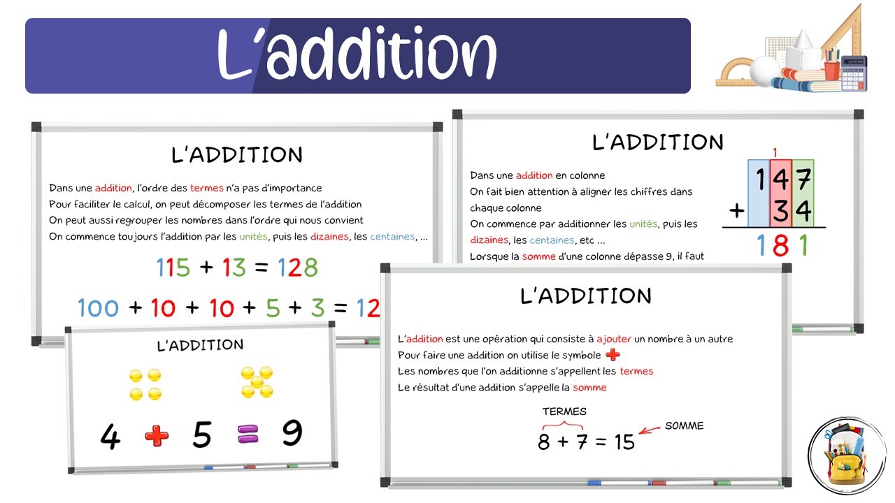 C'est Quoi Une Addition ? Comment Faire Une Addition ? On Va Apprendre À Additionner !