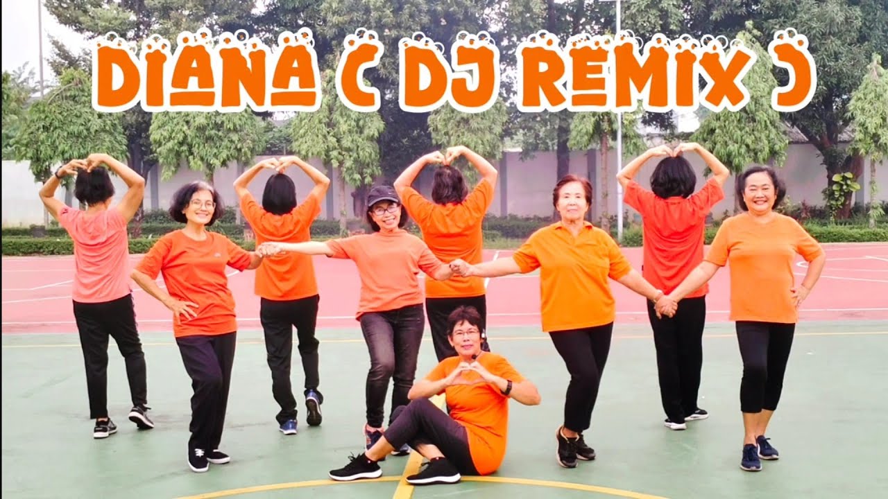 DIANA ( DJ REMIX ) - LINE DANCE Chor : Harti Totok, Sweet Dance ( INA ) Demo by : LD Bimo