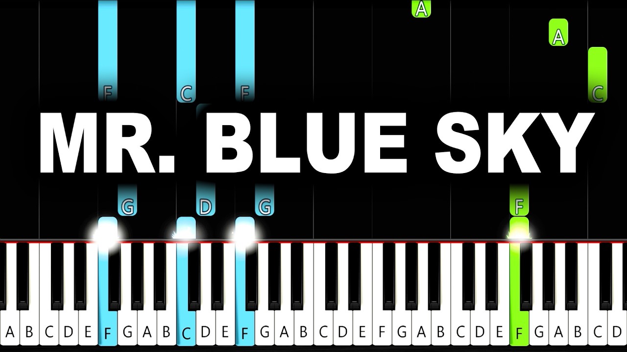 Electric Light Orchestra - Mr. Blue Sky - Piano Tutorial