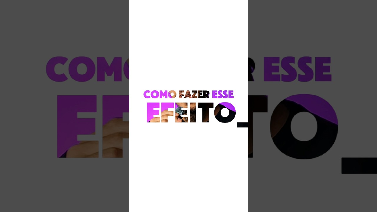 COMO FAZER ESSE EFEITO NO CAPCUT #efeito #capcut #shorts #dicasr&aacute;pidas #tutorial #texto #comofazer