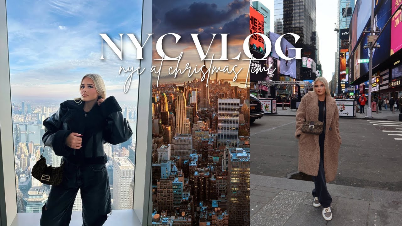 NYC AT CHRISTMAS TIME VLOG | AIMEEJPHILLIPS