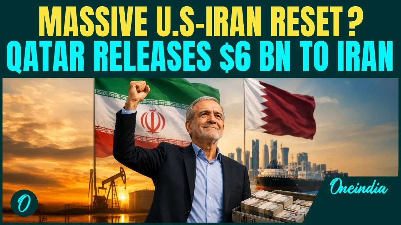 Iran's $6 BILLION WIN! Qatar Unlocks Frozen Oil Funds, Pezeshkian Declares 'Victory'