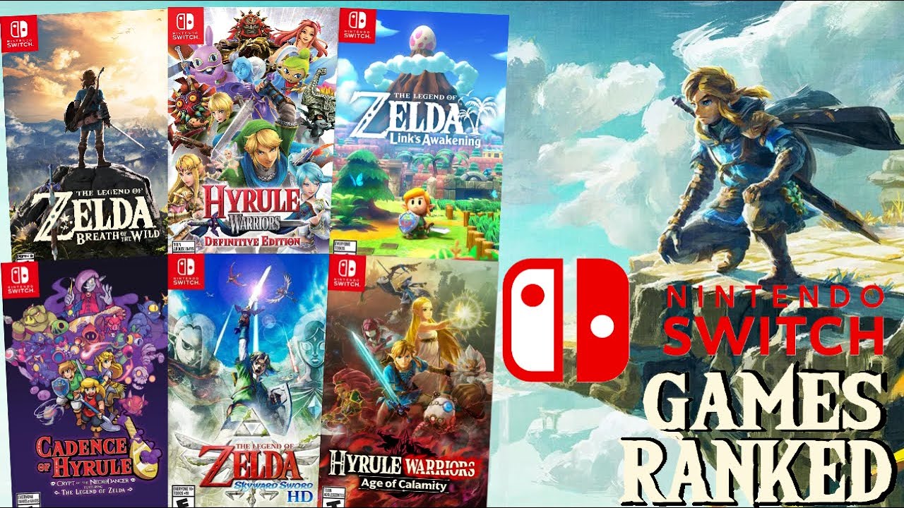 Рейтинг ВСЕХ игр серии Zelda на Switch от ХУДШИХ ДО ЛУЧШИХ (7 лучших игр, включая TOTK)