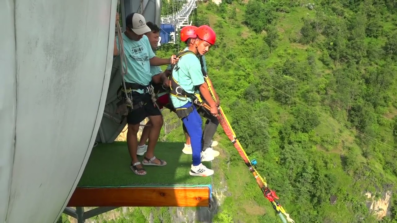 Worlds Highest Swing 228m(tandem swing- The Cliff in Nepal)