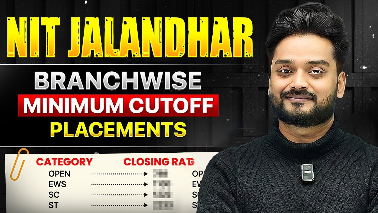 NIT Jalandhar Admission 2026 🔥 Cutoff, Placements, Median Salary & Top Recruiters