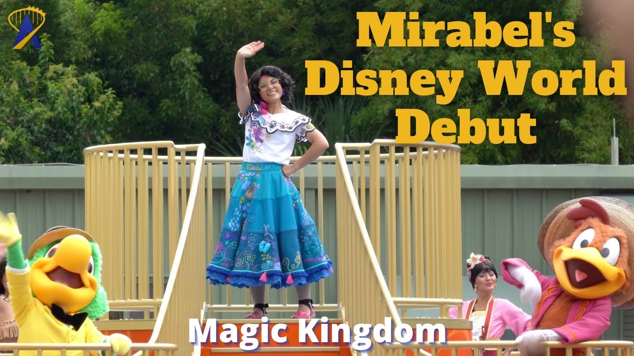 Mirabel from 'Encanto' Debuts at Disney World in the Disney Adventure Friends Cavalcade
