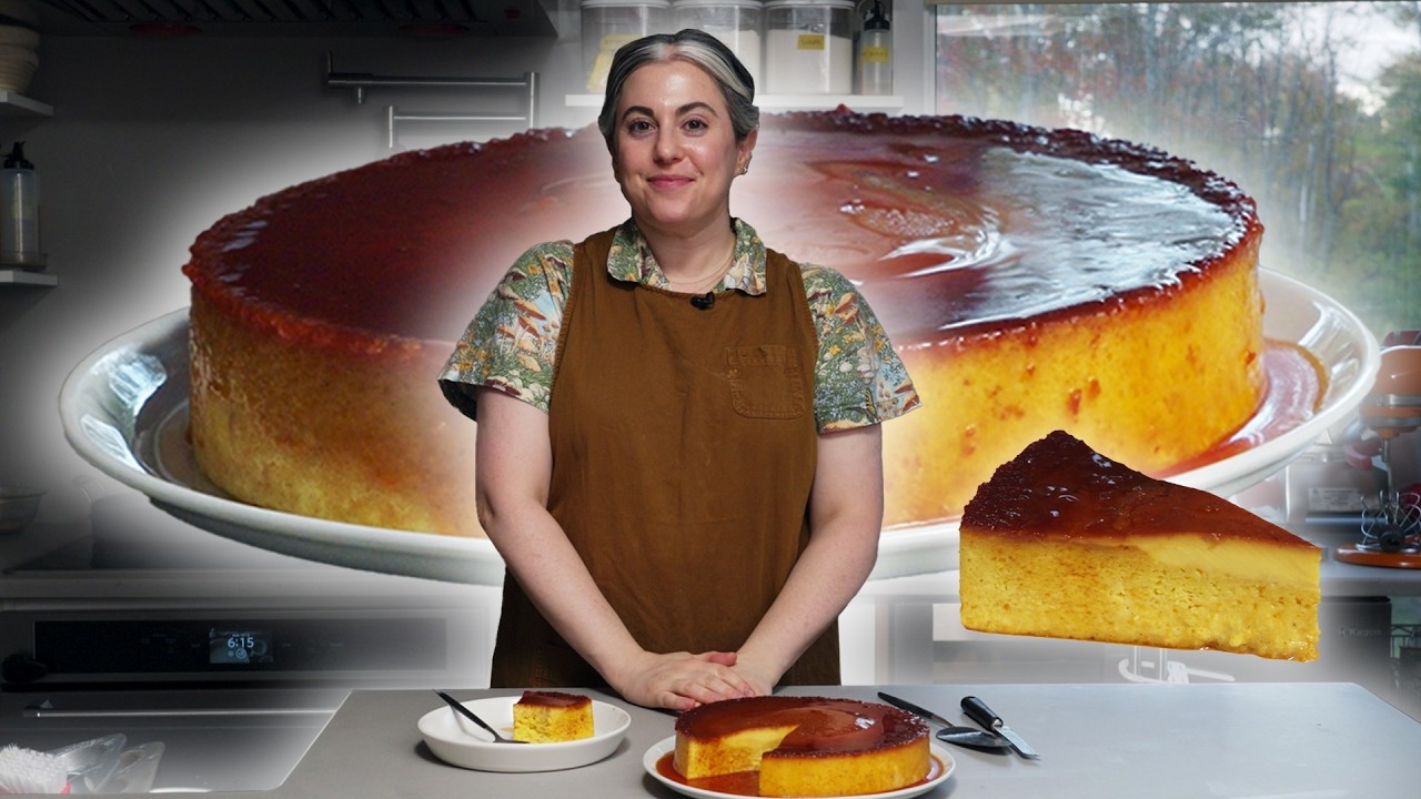 Это новый десерт? Клэр Саффиц пробует крем-карамельный заварной торт | Dessert Person