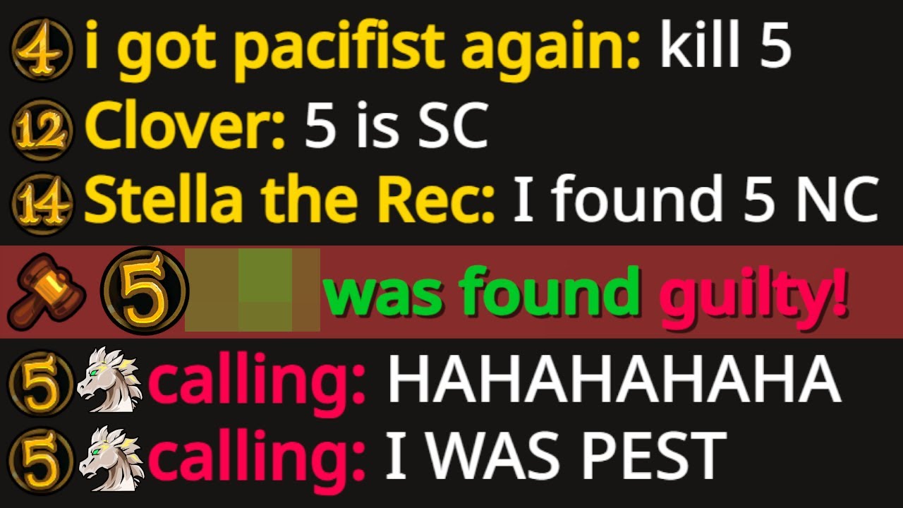 They don't expect the NO CRIME PESTILENCE... - BetterTOS2 Town Traitor