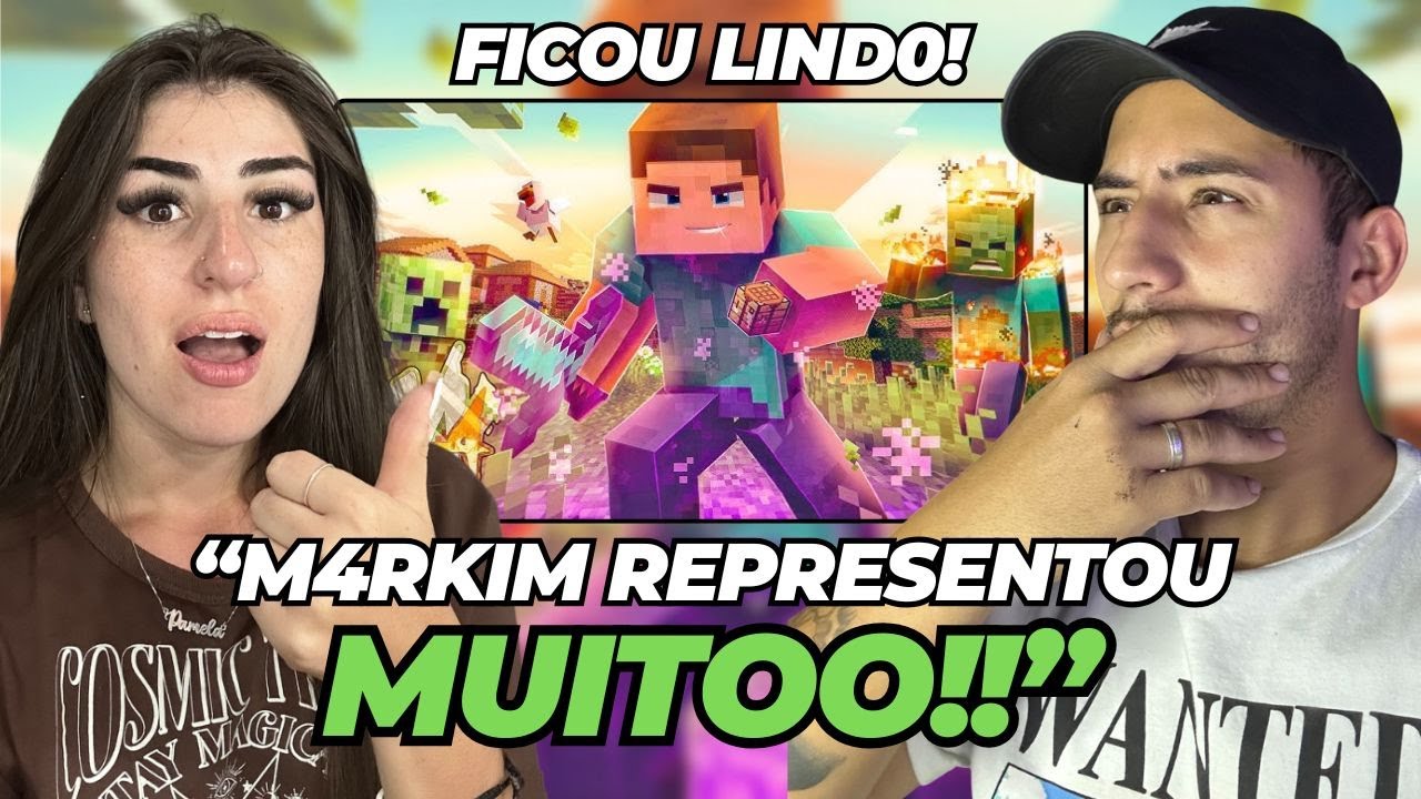 (GOSTINHO DE INFÂNCIA!) | M4rkim - Minecraft (Steve) | REACT