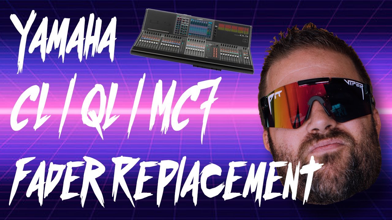 How to replace Yamaha CL, QL, and MC7 faders