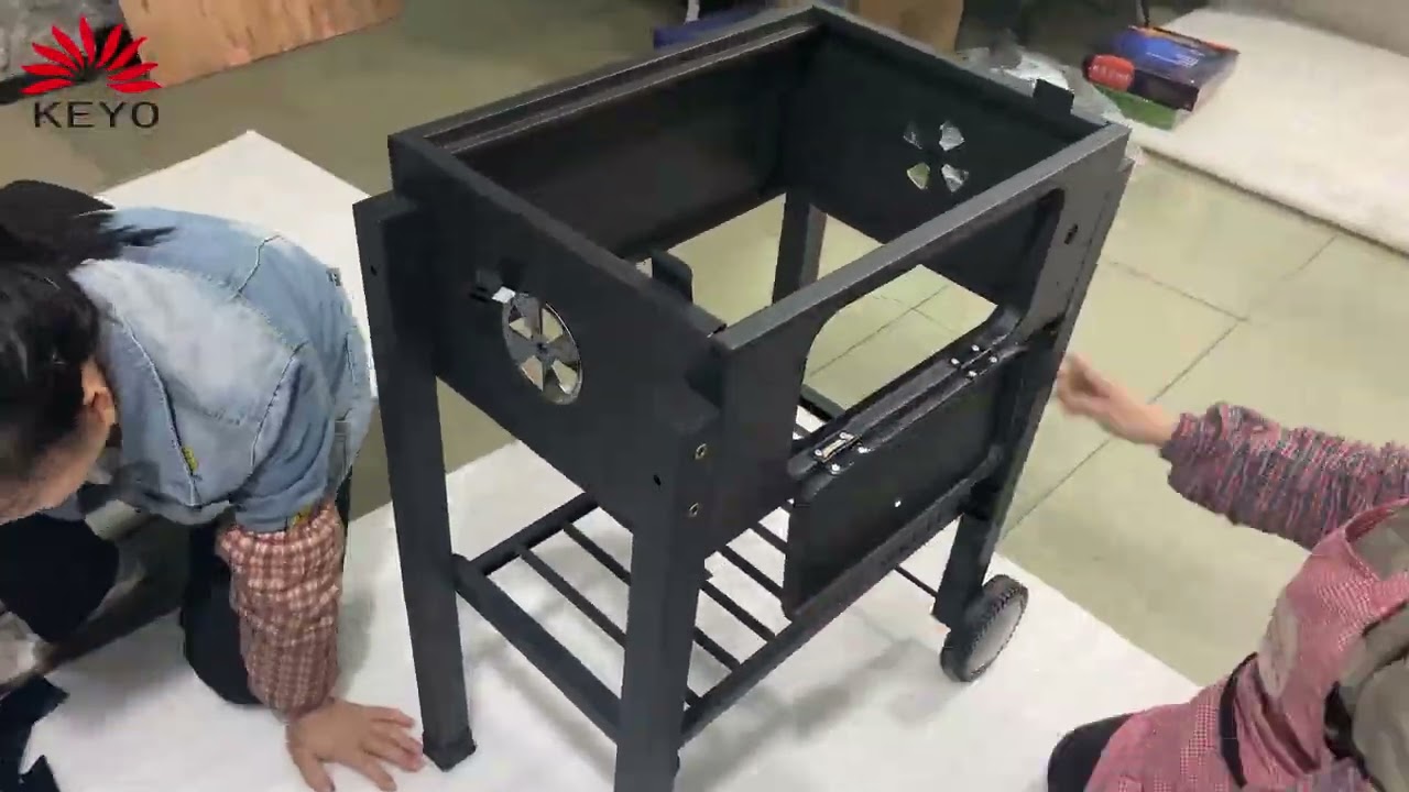 Easy installation guide for our Trolley Charcoal BBQ Grill &ndash; Perfect for B2B customers