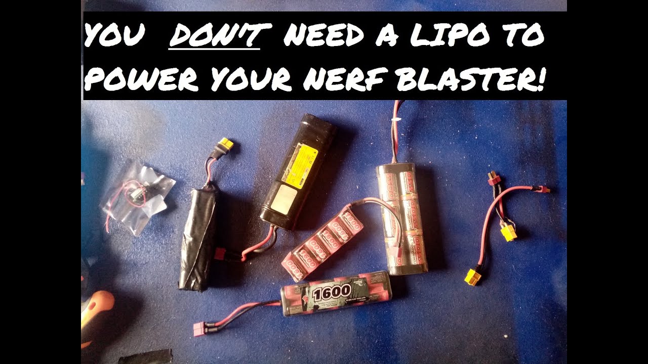 Shock Revelation: You DON'T need a LIPO to power your NERF blasters!