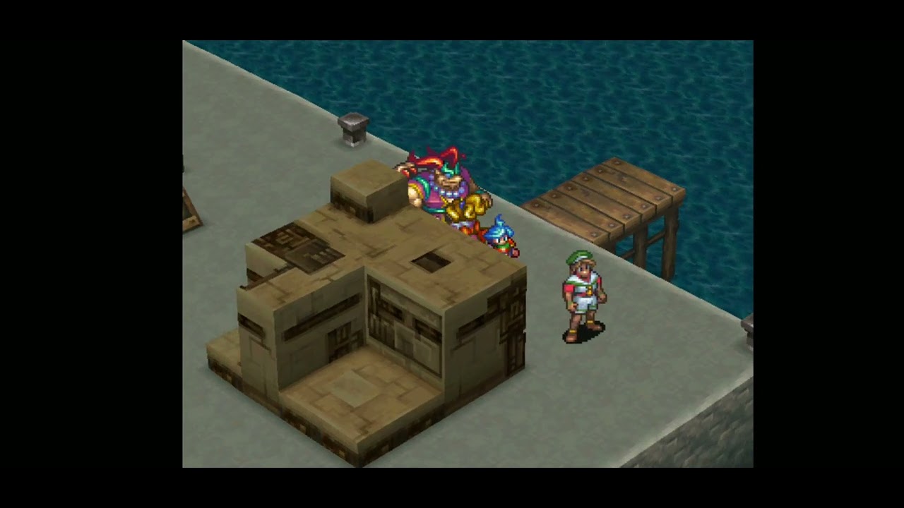 Breath of Fire III(PS1)Parte 18-Checkpoint+Rhapala+Wharf