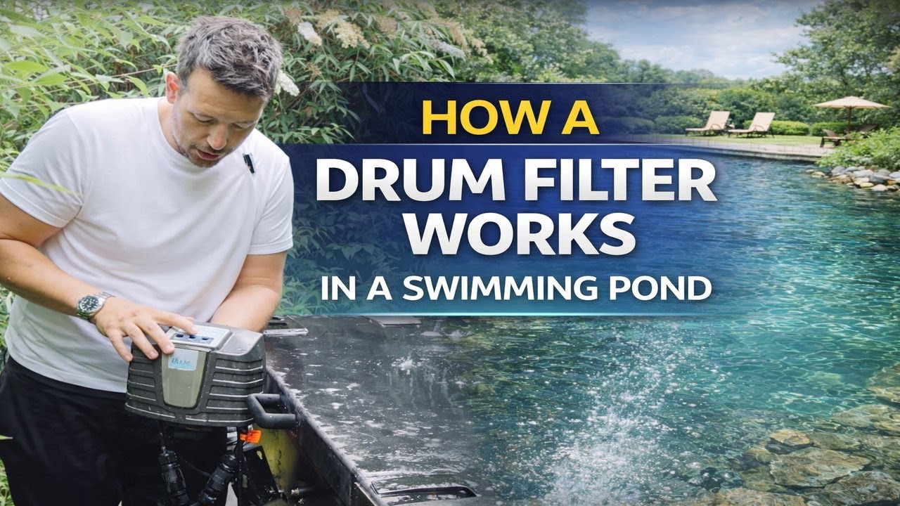 How the ProfiClear Compact L Pump Fed Drum Filter Works | Step-by-Step Guide for Crystal Clear Water