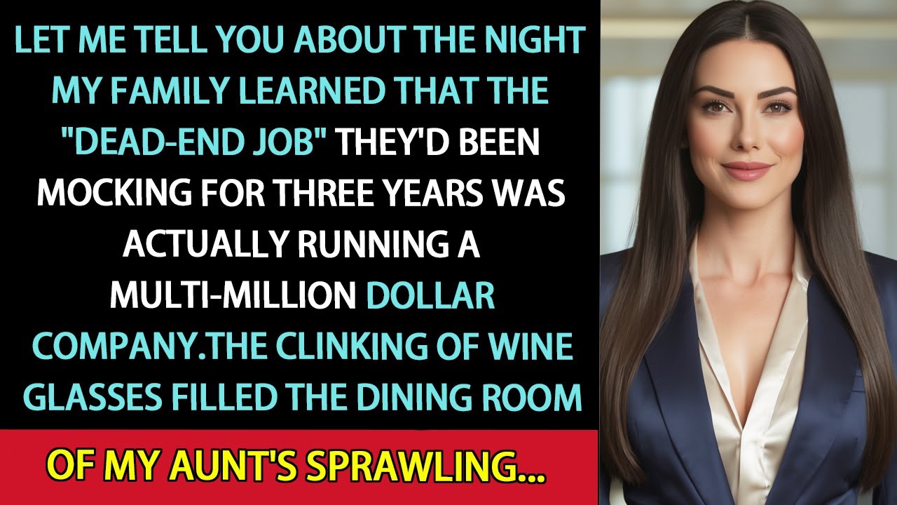 At Family Dinner, They Mocked My 'Dead-End Job'—Until My Assistant Called Me 'CEO' Front Of Everyone