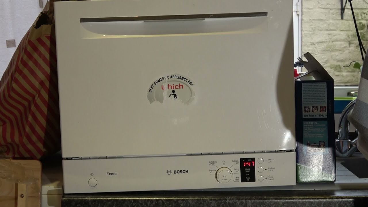 Review of Bosch Excell / Serie 4  Compact Dishwasher SKS60E02GB