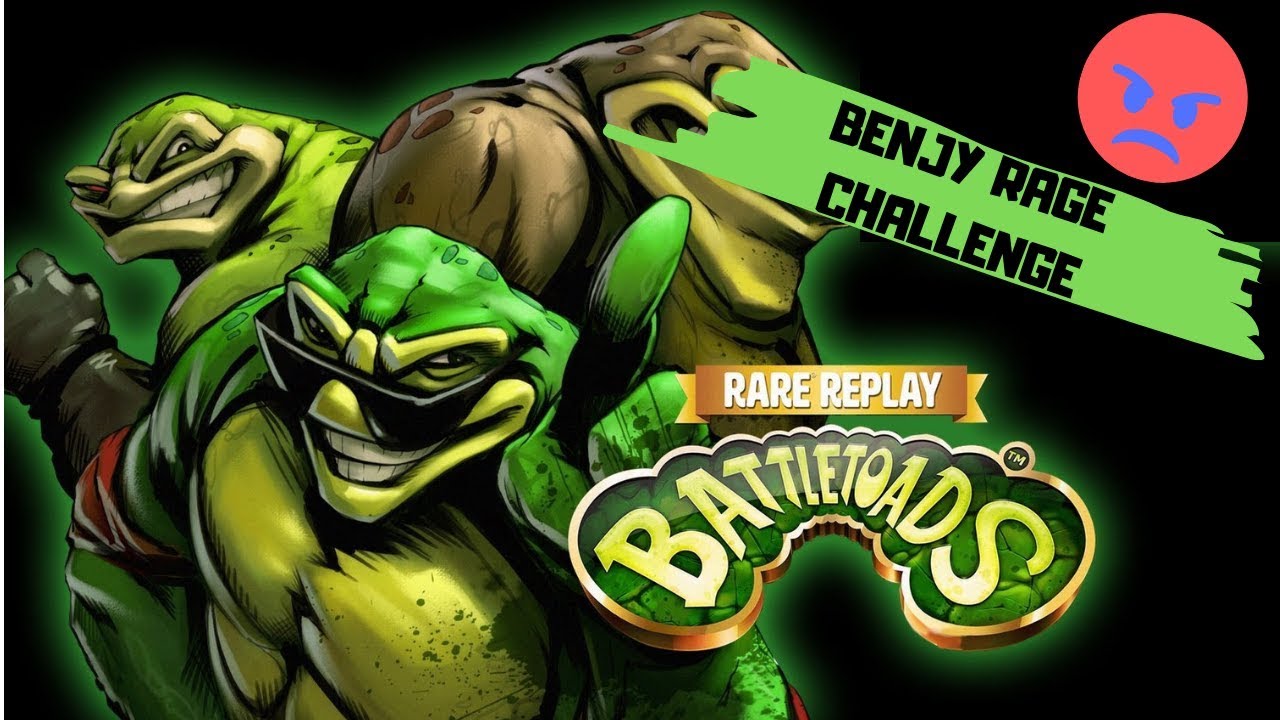 Benjy Rage Challenge...BATTLETOADS ! (RARE REPLAY)