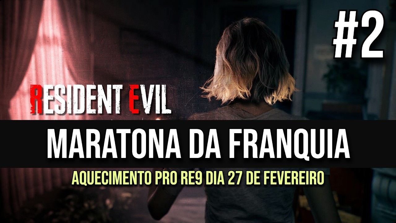 #1 Maratona AQUECIMENTO pro RE9 Requiem dia 27 de FEV! Principais games da Franquia Resident Evil!