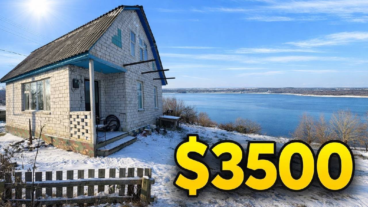 БУДИНОК БІЛЯ ДНІПРА за $3500 😱 | 20 км до Черкас