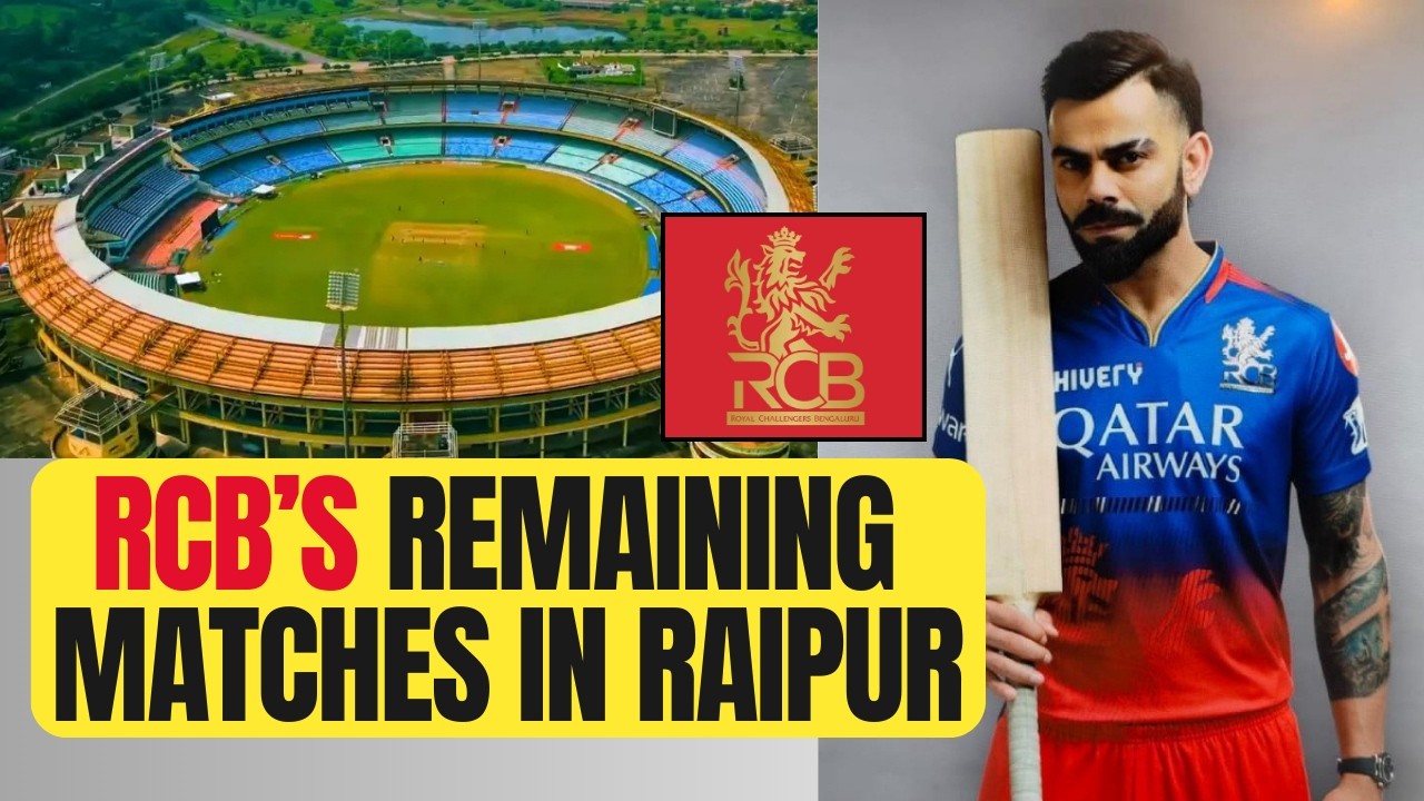 BREAKING: RCB to host 5 IPL matches at Chinnaswamy Stadium | Sports Today