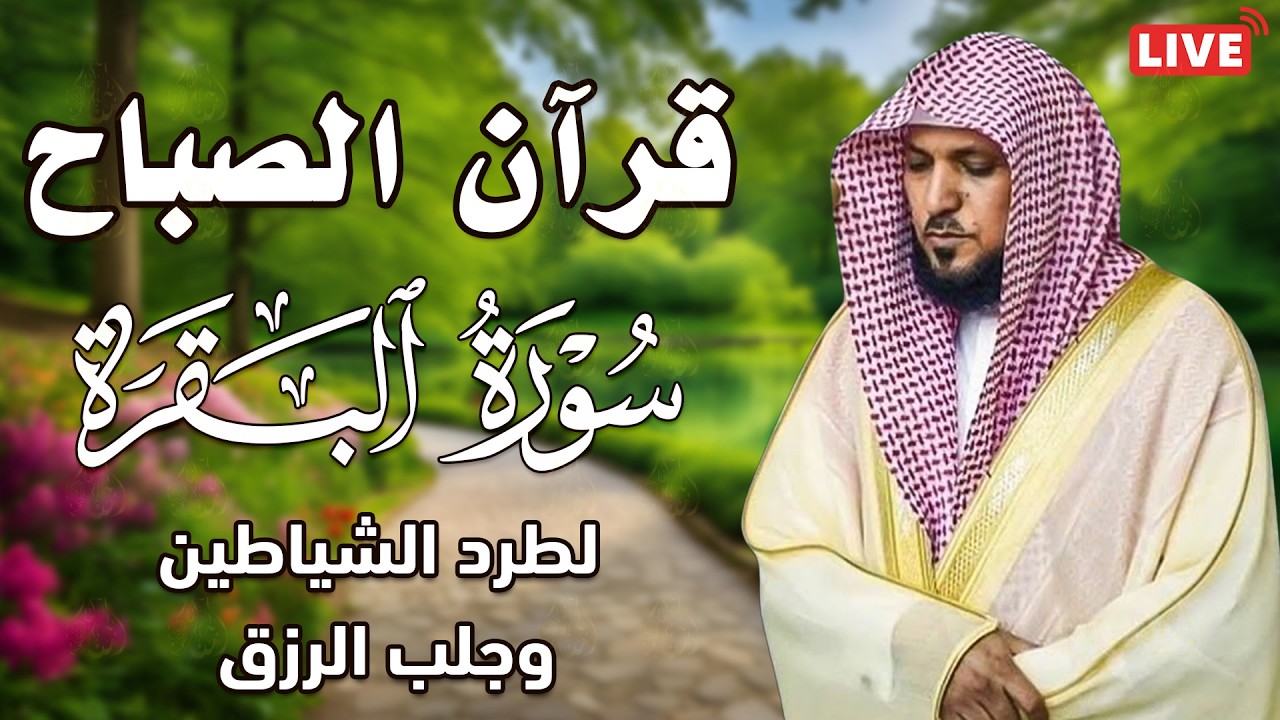 قرآن الصباح | سورة البقرة لحفظ وتحصين المنزل | بصوت الشيخ ماهر المعيقلي - جودة عالية