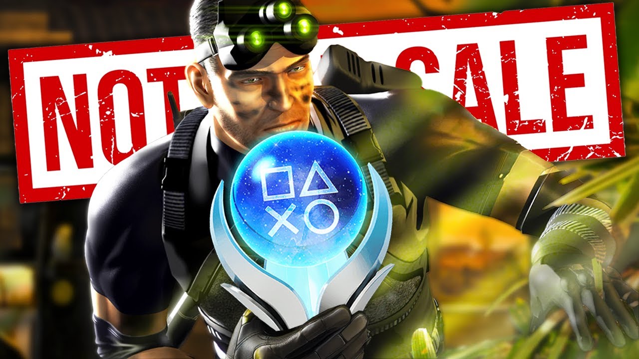 Я получил платину за исключенную из списка игру Splinter Cell