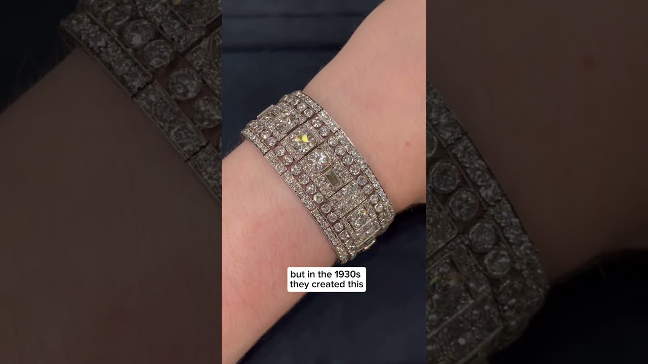 Tiffany & Co. Art Deco Diamond Bracelet, 32.00 Carats